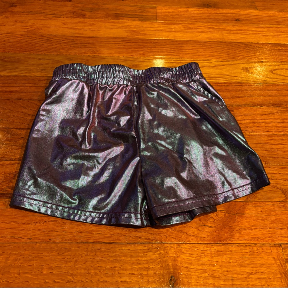 Lola + The Boys Iridescent Kids Shorts